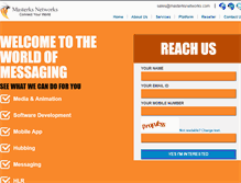 Tablet Screenshot of masterksnetworks.com